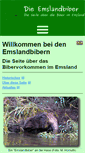 Mobile Screenshot of emslandbiber.de